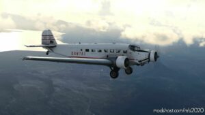 MSFS 2020 Qantas Livery Mod: Junkers JU-52 Retrofit Qantas Vh-Eby (Fictional) (Featured)