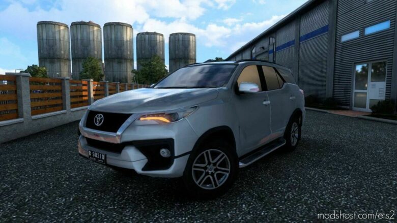 ETS2 Toyota Car Mod: Fortuner AN160 V1.2 1.43 (Featured)