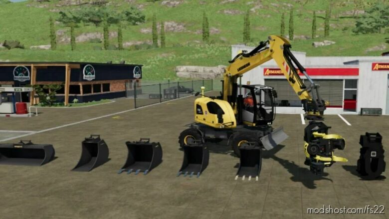 FS22 Liebherr Forklift Mod: 918C + Tool (Featured)