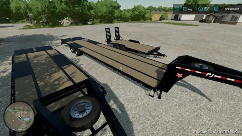 FS22 Mod: PJ Trailer Pack Converted (Featured)