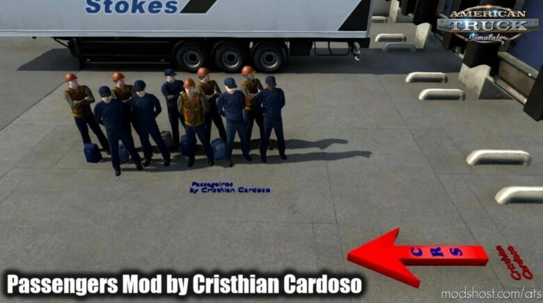 ATS Mod: Passengers Mod V1.7 By Cristhian Cardoso 1.43 (Featured)