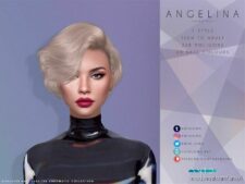 Sims 4 Female Mod: Angelina Hair (Featured)