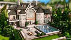 Sims 4 House Mod: Hamptons Mansion – NO CC (Featured)