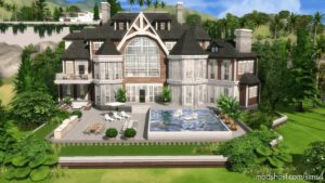 Sims 4 House Mod: Hamptons Mansion – NO CC (Image #4)