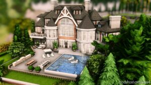 Sims 4 House Mod: Hamptons Mansion – NO CC (Image #17)