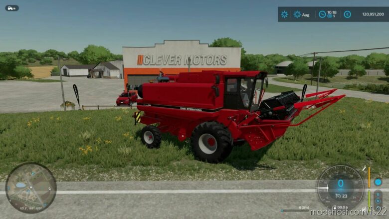 FS22 Case IH Combine Mod: Caseih 1660 + Cutter (Featured)