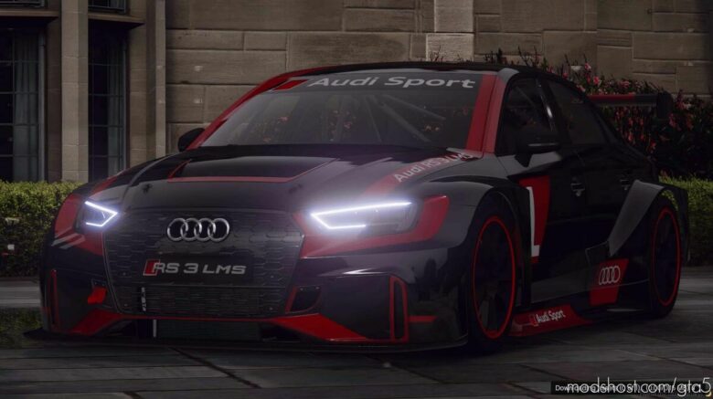 GTA 5 Audi Vehicle Mod: RS3 LMS 1.1B (Featured)