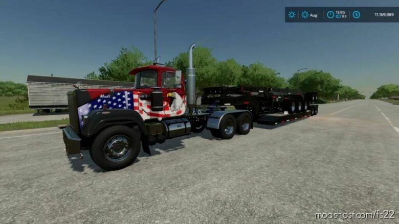 FS22 Trailer Mod: Fontaine Magnitude 80 (Featured)