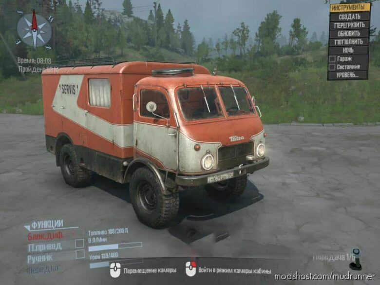 MudRunner Tatra Vehicle Mod: Mod – 805 (Featured)