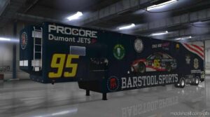 ATS Mod: Nascar Featherlite Trailer Skins 1.42 (Image #4)