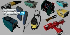 FS22 Object Mod: Pack1 Objets Garage (Featured)