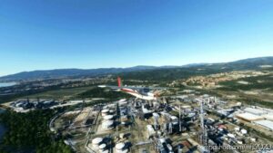 MSFS 2020 Spain Scenery Mod: Gibraltar OIL Refinery, Spain (Image #3)