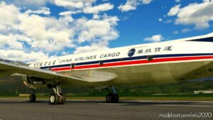 MSFS 2020 DC-6A Livery Mod: Pmdg Douglas DC-6A China Airlines Cargo (Image #2)