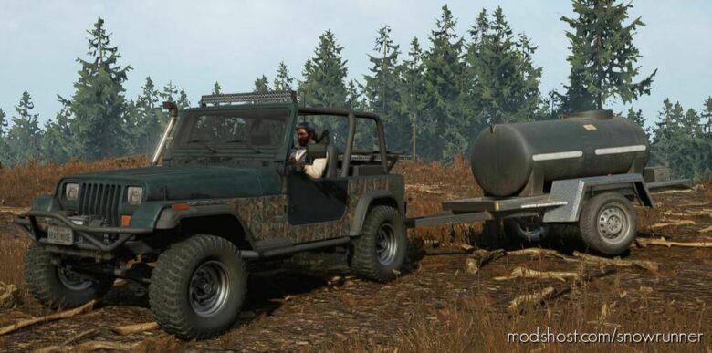 SnowRunner Jeep Car Mod: 93 Jeep YJ V (Featured)