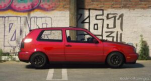 GTA 5 Volkswagen Vehicle Mod: 1998 Volkswagen Golf MK3 GTI VR6 V1.1 (Image #5)