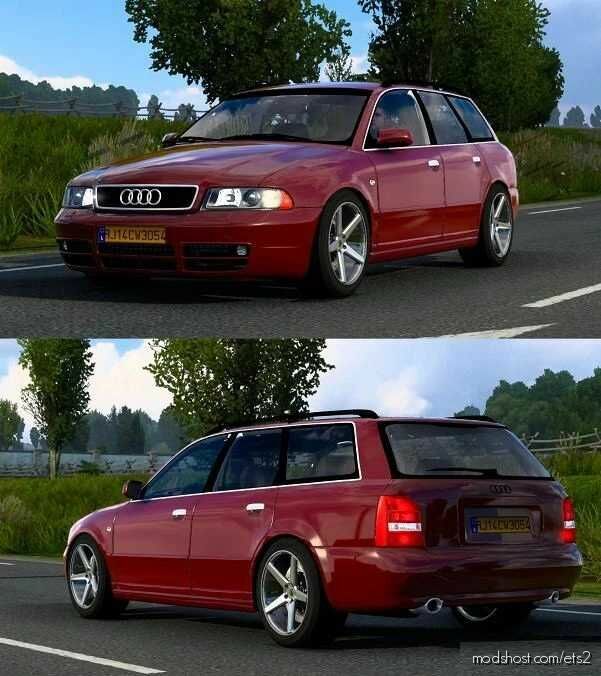 ETS2 Audi Car Mod: S4 B5 V2.1 1.43 (Featured)