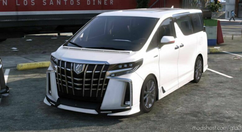 GTA 5 Toyota Vehicle Mod: Alphard Hybrid 2018 (Featured)