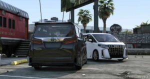 GTA 5 Toyota Vehicle Mod: Alphard Hybrid 2018 (Image #3)