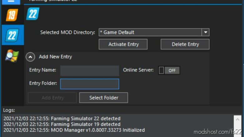 FS22 Script Mod: FS Mod Manager (Featured)