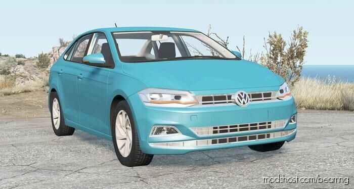 BeamNG Volkswagen Car Mod: Virtus 2018 (Featured)