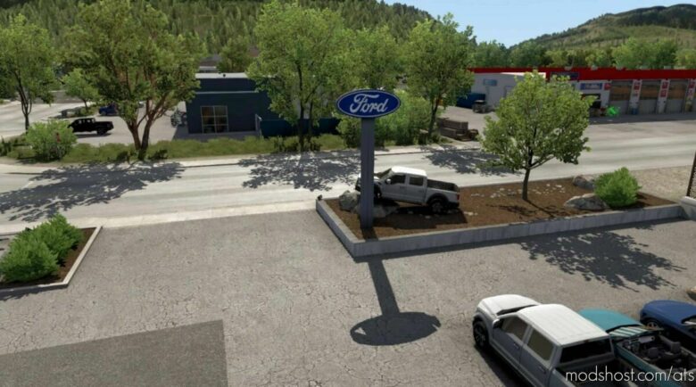 ATS Mod: Real Companies, Shops & Billboards V3.1.14 1.42 (Featured)