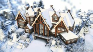 Sims 4 House Mod: Mountain LOG Cabin – NO CC (Image #13)