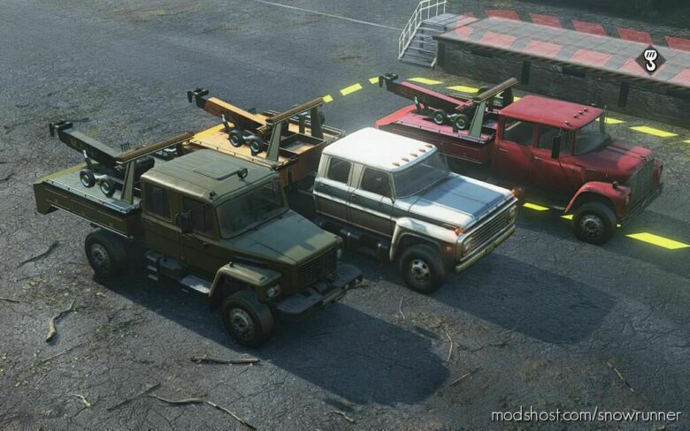 SnowRunner Mod: GWC Wrecker Addon Pack V (Featured)