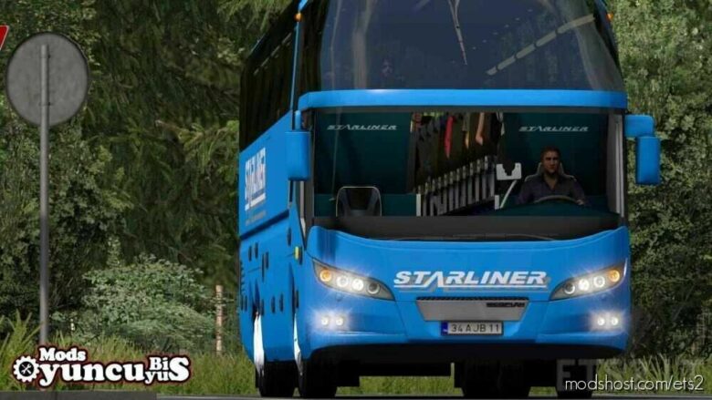 ETS2 Neoplan Bus Mod: Starliner 2 1.43 (Featured)