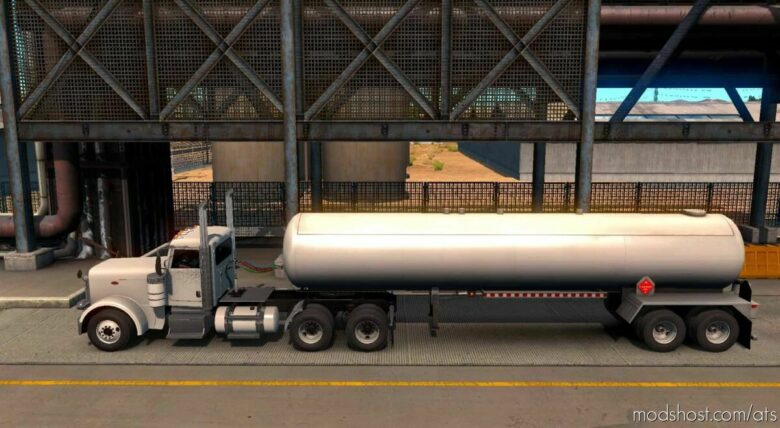 ATS Trailer Mod: GAS Tanker In Ownership V1.42 (Featured)