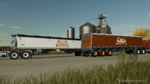 FS22 Mod: US Trailer – Distinction Triple Hoper 1.0 (Image #3)