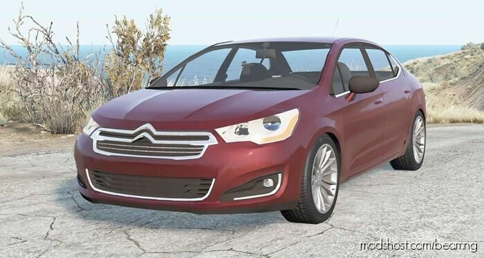 BeamNG Citroen Car Mod: C4 L 2013 (Featured)