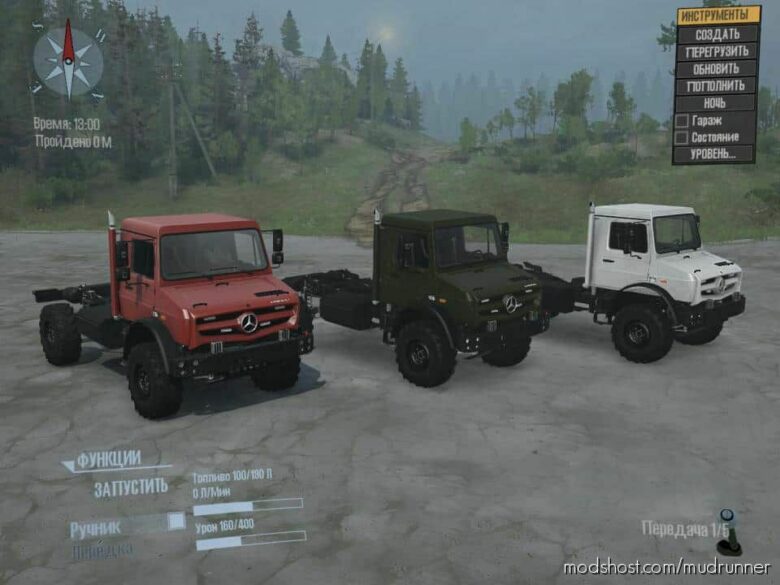 MudRunner Mod: Mercedes-Benz Unimog U4023 Truck (Featured)