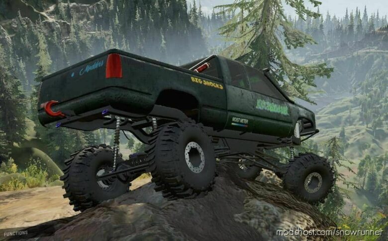 SnowRunner GMC Car Mod: BB’S TTC TOP Truck Challenge GMC K1500 V1.69 (Featured)