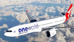 MSFS 2020 A330 Livery Mod: -900Neo Qantas ONE World 8K (Featured)