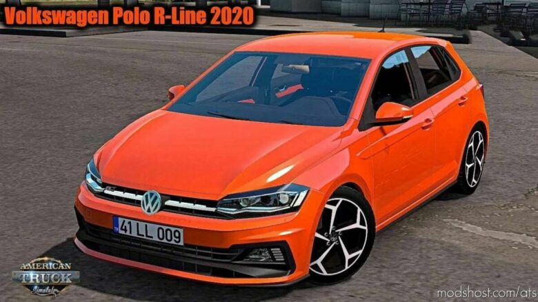 ATS Volkswagen Car Mod: Polo R-Line 2020 + Interior V1.9 1.43 (Featured)