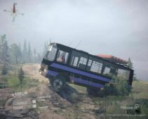 MudRunner Vehicle Mod: PAZ-3205 BUS V1.1 (Image #2)