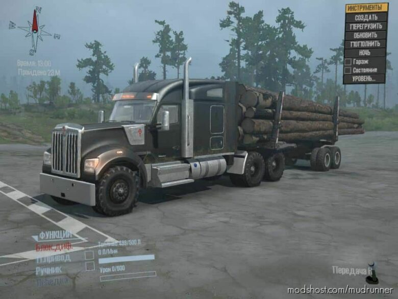 MudRunner Mod: Kenworth W990 Truck (Featured)