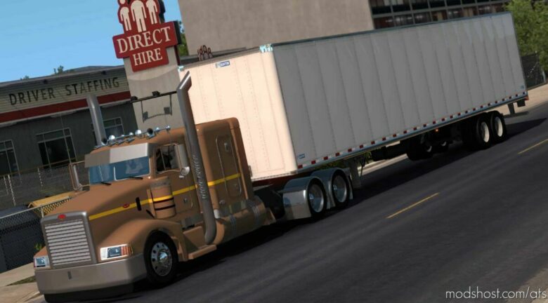 ATS Standalone Trailer Mod: Stoughton Z-Plate Dryvan 1.43 (Featured)