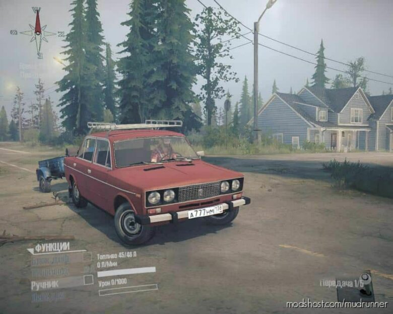 MudRunner Car Mod: VAZ-2106 Mod V11.12.21 (Featured)