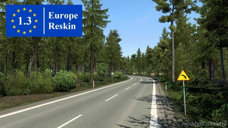 ETS2 Mod: Europe Reskin V1.3 (Featured)