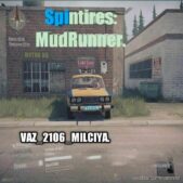 MudRunner Car Mod: VAZ-2106 Police V11.12.21 (Image #3)