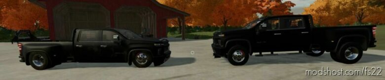 FS22 Car Mod: Slammed 2020 Silverado 3500 V1.0.0.2 (Featured)