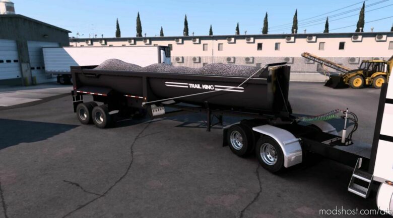 ATS Trailer Mod: Trailking Quarter Frame END Dump V1.2 Reworked / 1.43 (Featured)