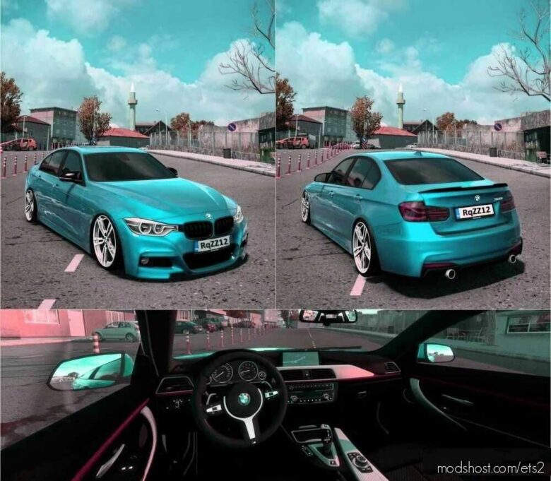 ETS2 BMW Car Mod: 320I F30 Real M Packet 1.43 (Featured)