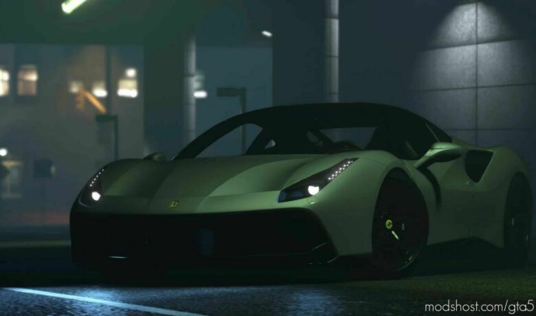 GTA 5 Ferrari Vehicle Mod: 2016 Ferrari 488 GTB (Featured)