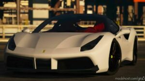 GTA 5 Ferrari Vehicle Mod: 2016 Ferrari 488 GTB (Image #3)