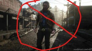 RDR2 Player Mod: Permanent Gunslinger Shirt (Image #2)