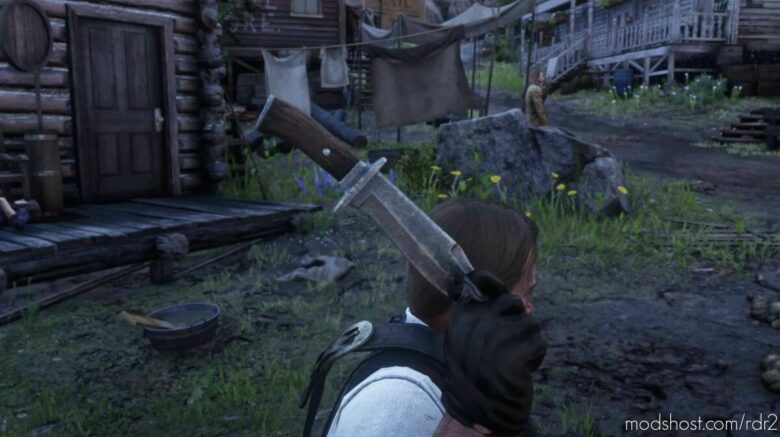 RDR2 Weapon Mod: Throwable Wide Blade Knife (Featured)