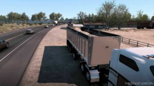 ATS Economy Trailer Mod: East Quad Axle END Dump V1.2 / Reworked 1.43 (Featured)