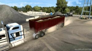 ATS Economy Trailer Mod: East Quad Axle END Dump V1.2 / Reworked 1.43 (Image #2)